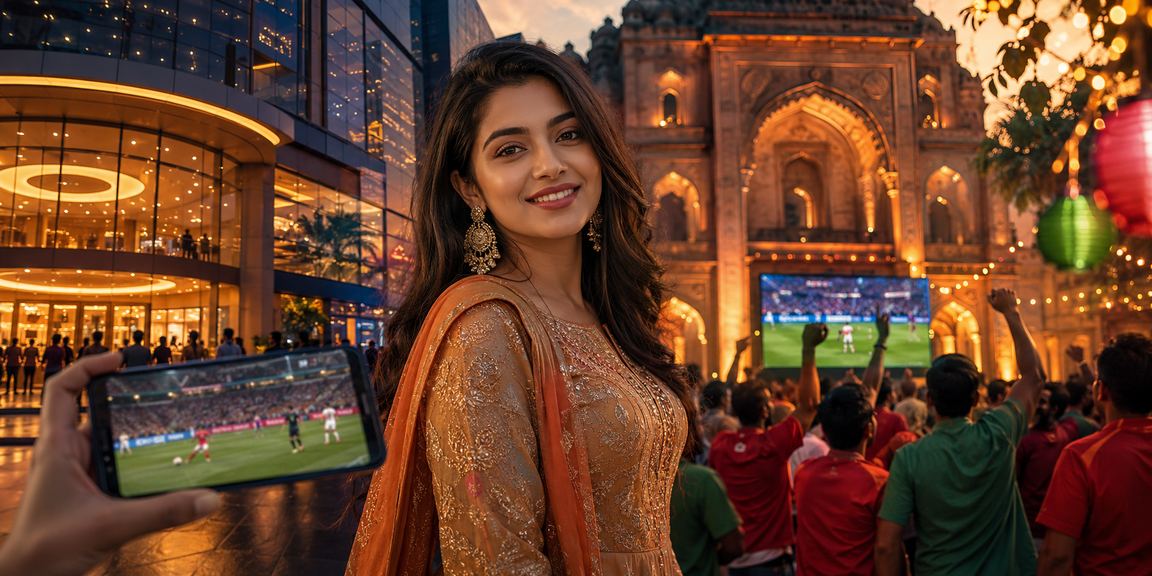 ঢাকার রাতের বাজারে মোবাইলে ক্যাসিনো গেম খেলছেন একজন ব্যবহারকারী