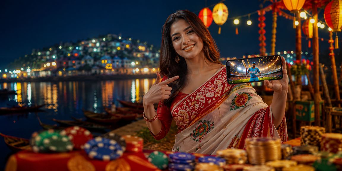 রাঙামাটিতে পহেলা বৈশাখে ক্রিকেট বেটিং উপভোগ করছেন একজন তরুণ